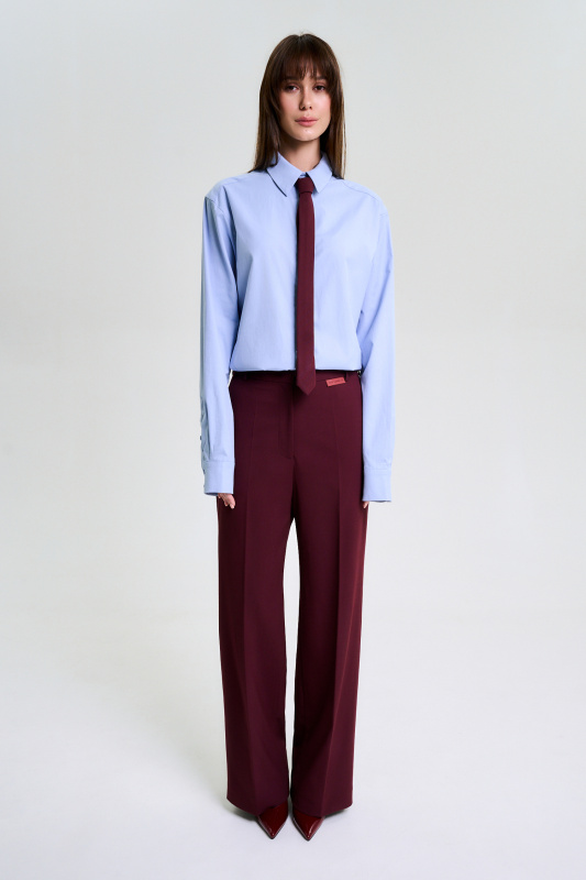 Брюки прямые BURGUNDY